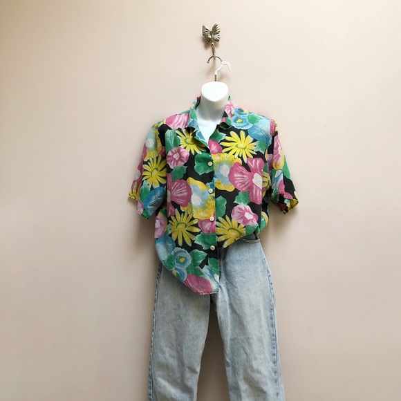 VINTAGE MIXIT HAWAIIAN SHIRT - Picture 2 of 8